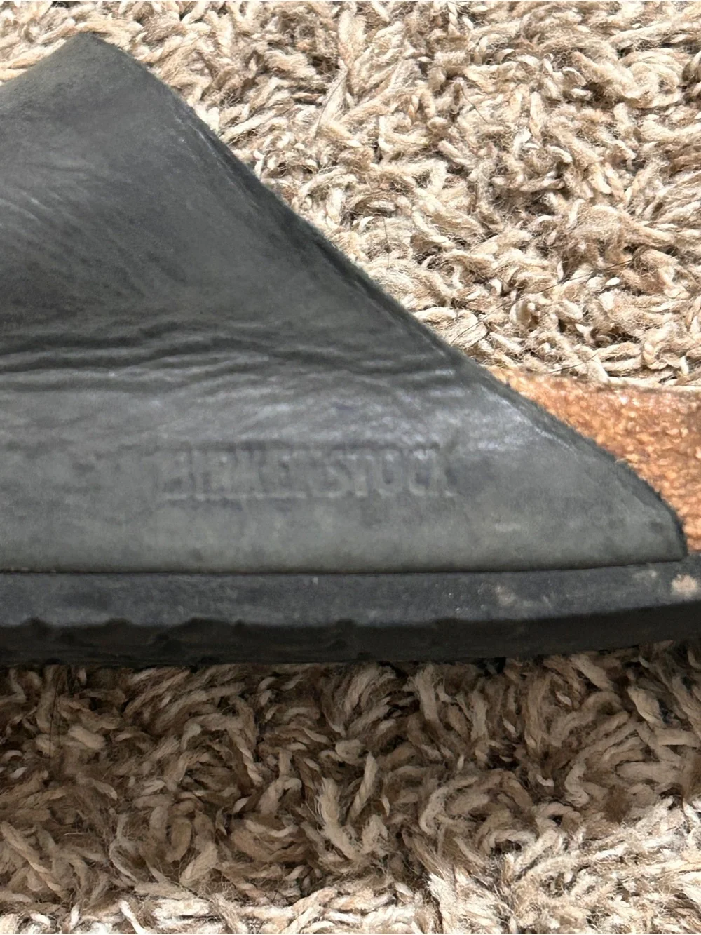 Birkenstock Men’s Double Strap Sandals in Dark Brown/Black